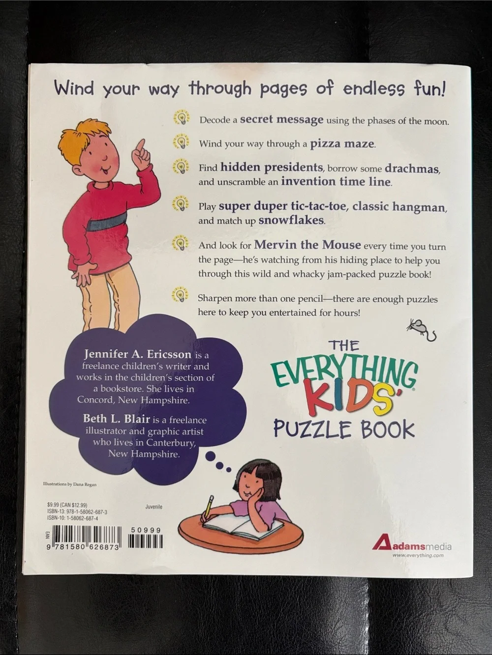 The Everything Kids' Puzzle Book - Colorful Kids Activity Puzzle Book